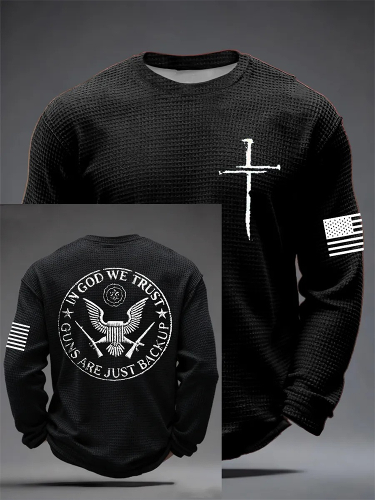 Embellish Knit - Camiseta de manga larga para hombre