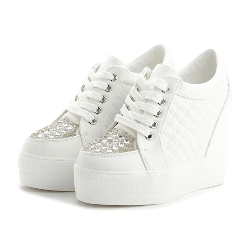 Zapatillas de deporte con plat - Crystal Mesh Fabric reseña y precio