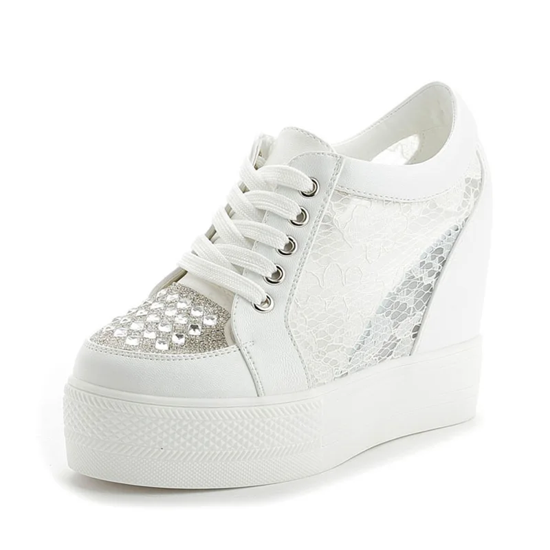 Zapatillas de deporte con plat - Crystal Mesh Fabric reseña y precio