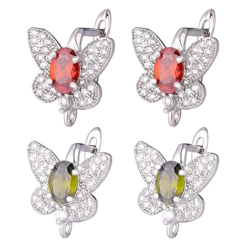 Juya-pendientes de mariposa ch - Embroidery Craft reseña y precio