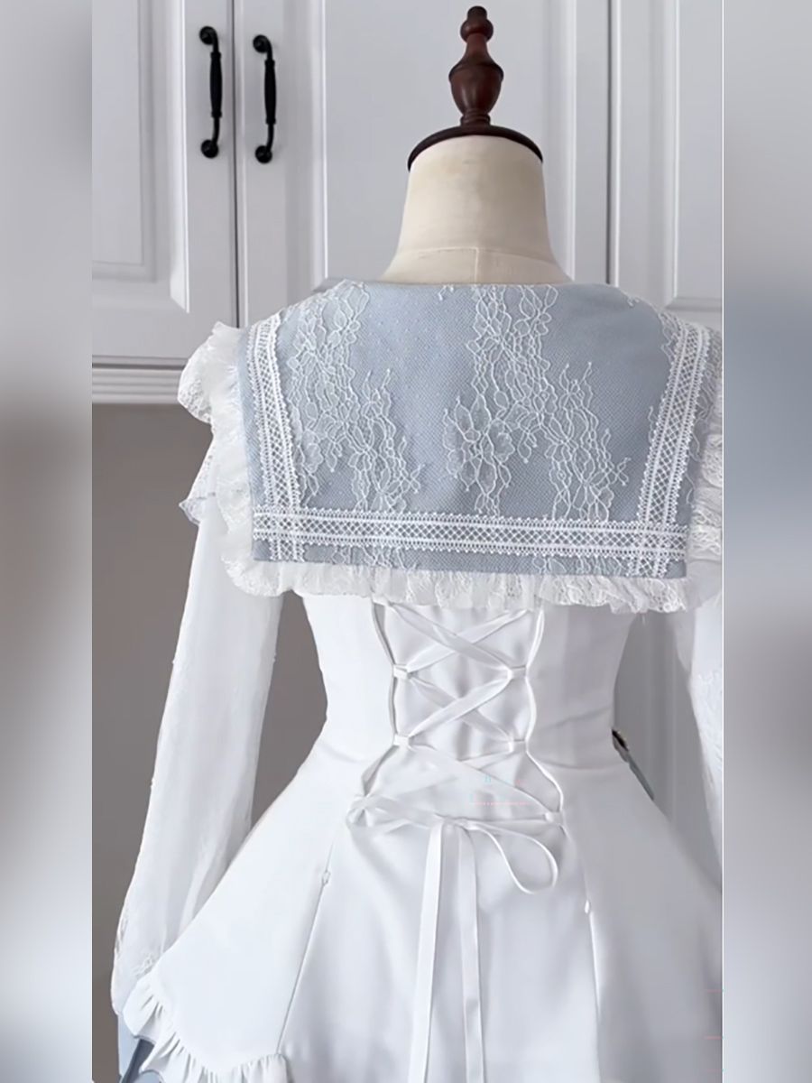 Vestido vintage de estilo Swee - Elastic Lace Trim reseña y precio