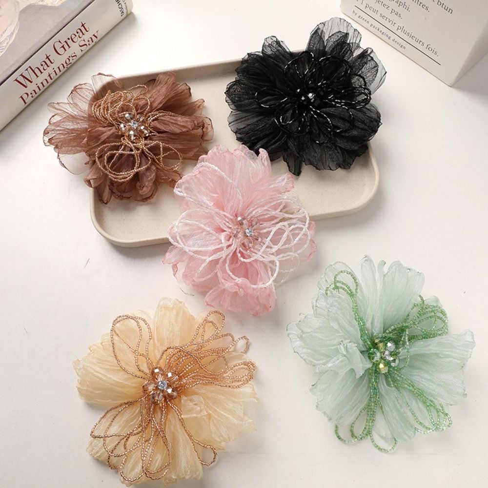 Parche de flor de tela de orga - Crystal Mesh Fabric reseña y precio